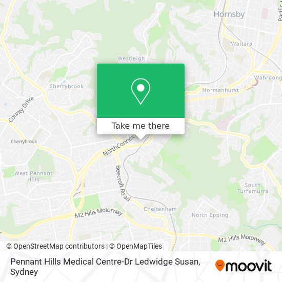 Pennant Hills Medical Centre-Dr Ledwidge Susan map
