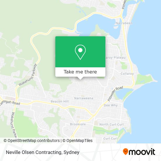 Neville Olsen Contracting map