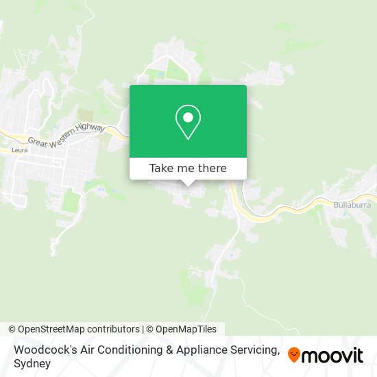 Woodcock's Air Conditioning & Appliance Servicing map