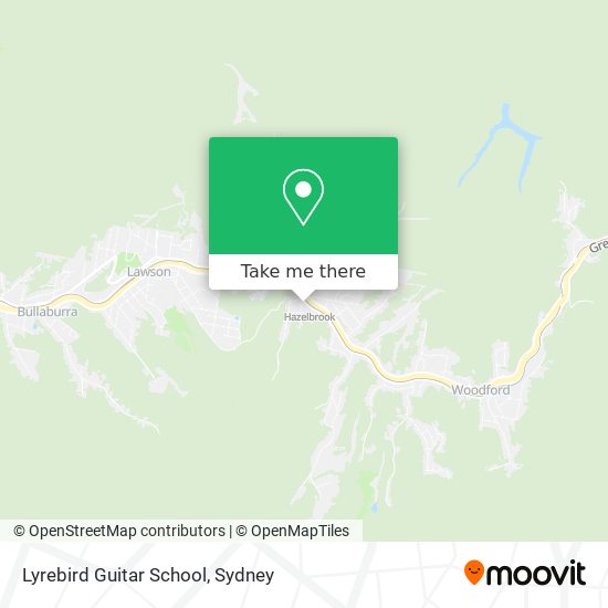 Mapa Lyrebird Guitar School