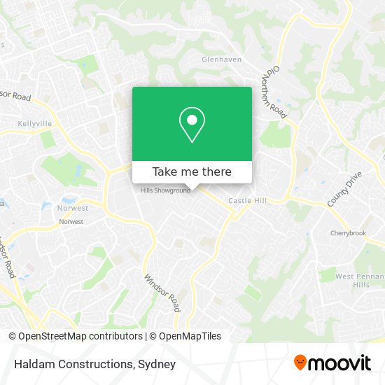 Haldam Constructions map