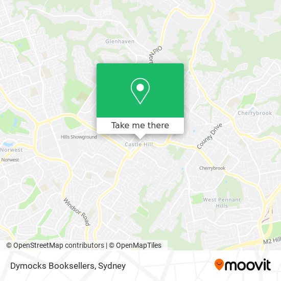 Mapa Dymocks Booksellers