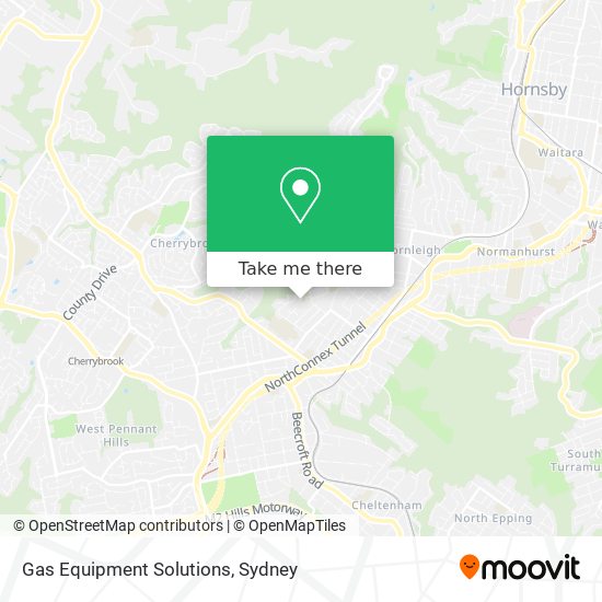 Gas Equipment Solutions map