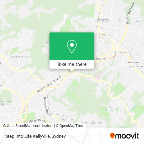 Step Into Life Kellyville map