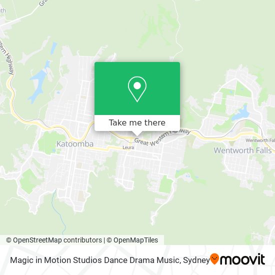 Magic in Motion Studios Dance Drama Music map