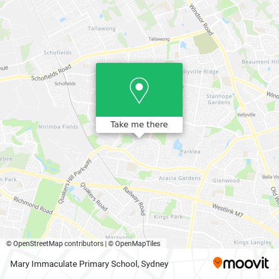 Mary Immaculate Primary School map