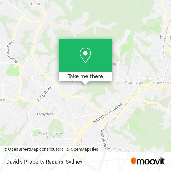 David's Property Repairs map