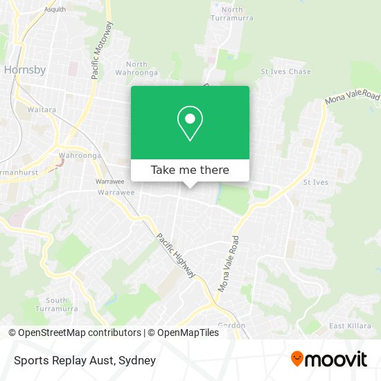 Sports Replay Aust map