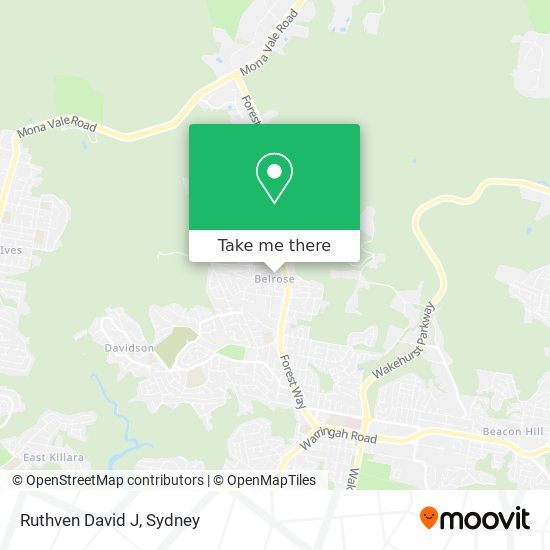 Ruthven David J map