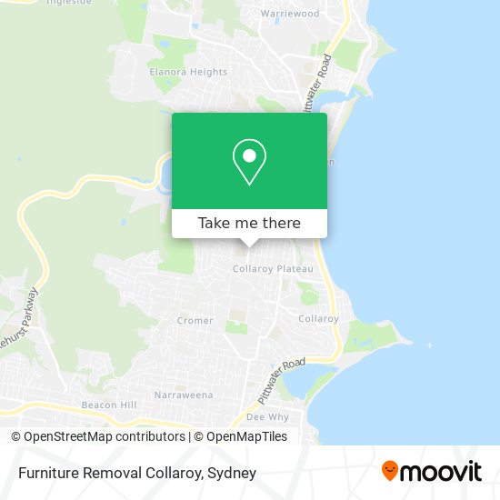 Furniture Removal Collaroy map