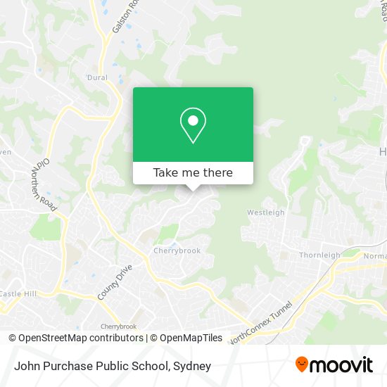 Mapa John Purchase Public School