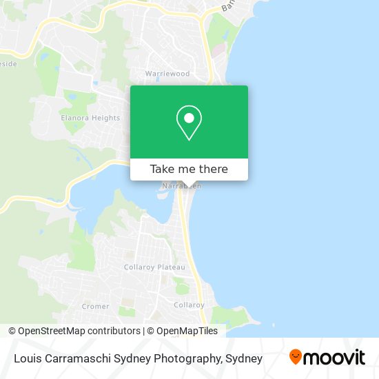 Louis Carramaschi Sydney Photography map