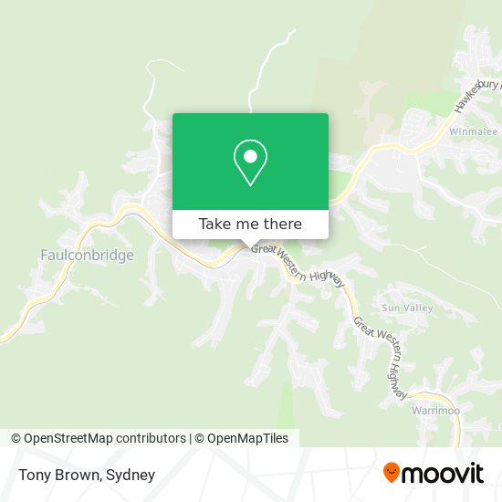 Tony Brown map