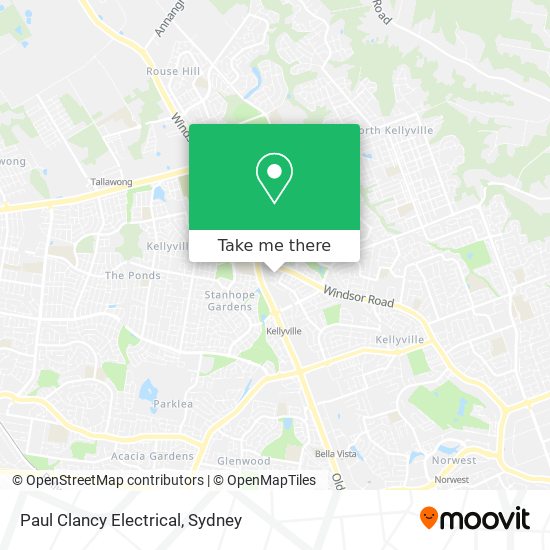 Mapa Paul Clancy Electrical