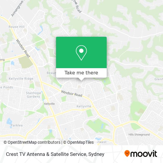 Crest TV Antenna & Satellite Service map