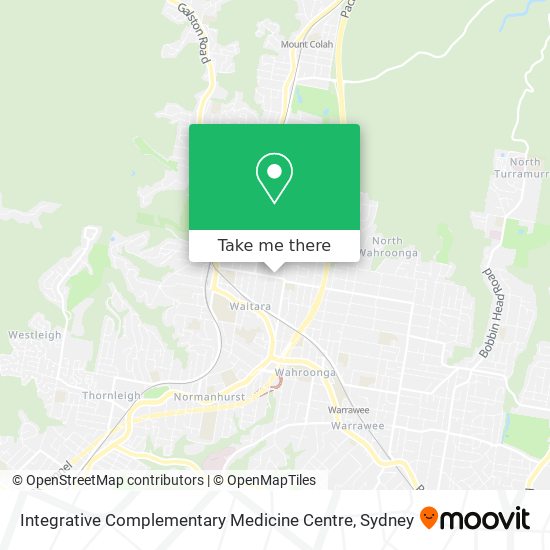 Mapa Integrative Complementary Medicine Centre