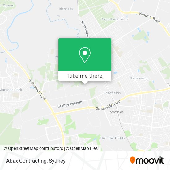 Abax Contracting map