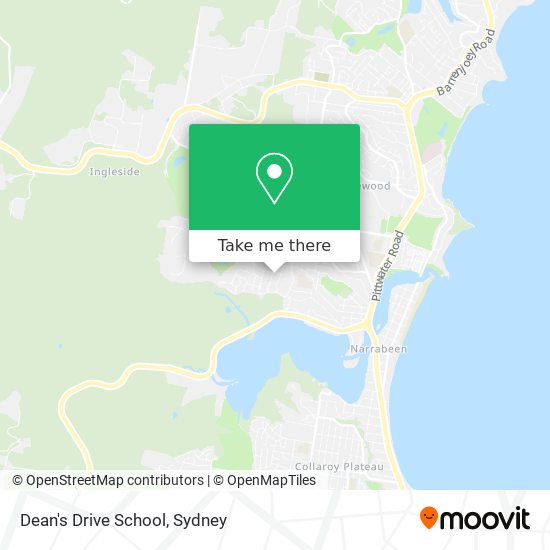 Mapa Dean's Drive School