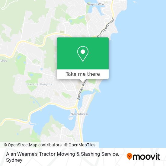 Alan Wearne's Tractor Mowing & Slashing Service map