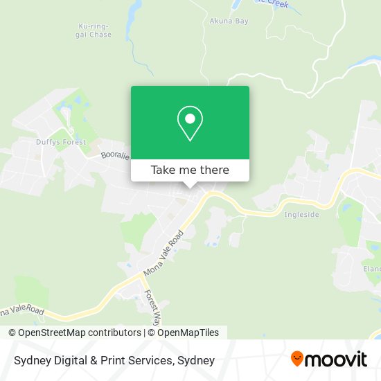 Mapa Sydney Digital & Print Services