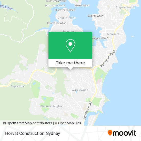 Horvat Construction map