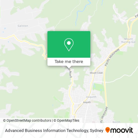 Advanced Business Information Technology map