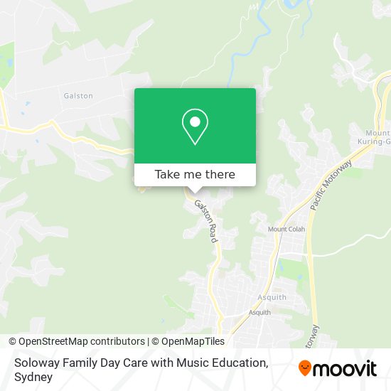 Soloway Family Day Care with Music Education map