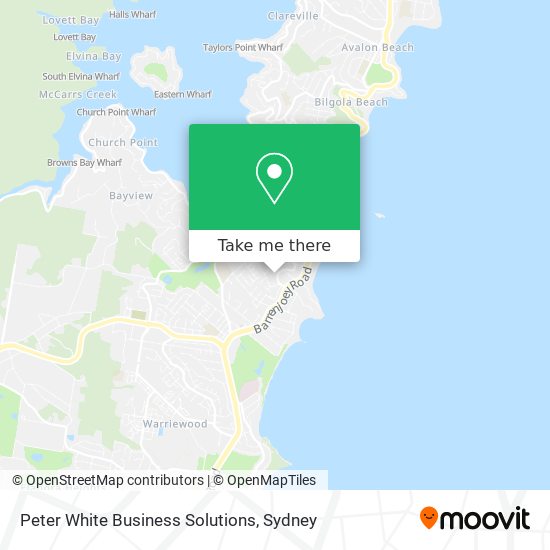 Peter White Business Solutions map