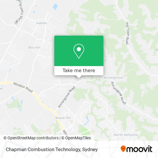 Chapman Combustion Technology map