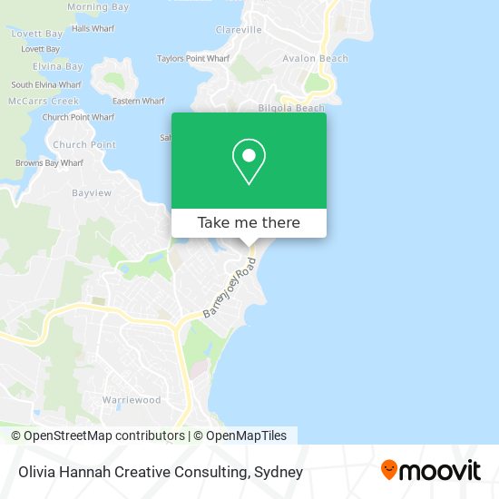 Olivia Hannah Creative Consulting map