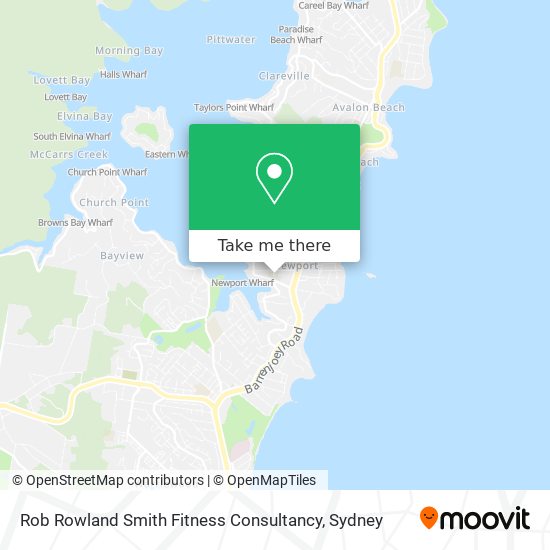 Rob Rowland Smith Fitness Consultancy map