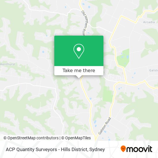 ACP Quantity Surveyors - Hills District map