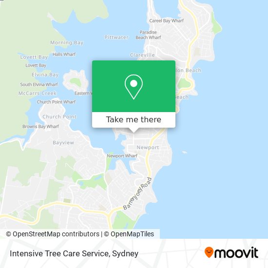 Intensive Tree Care Service map