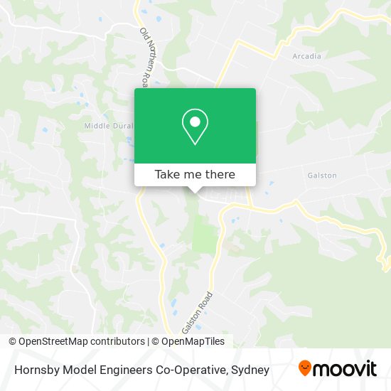 Hornsby Model Engineers Co-Operative map