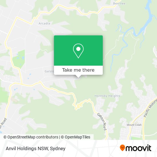 Anvil Holdings NSW map