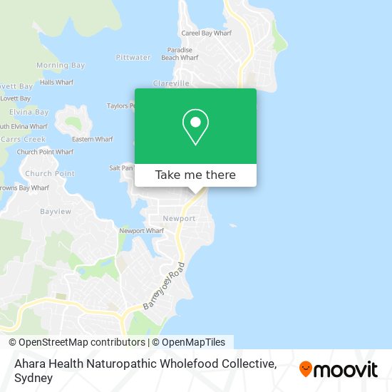 Ahara Health Naturopathic Wholefood Collective map