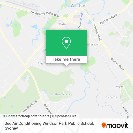 Mapa Jec Air Conditioning Windsor Park Public School