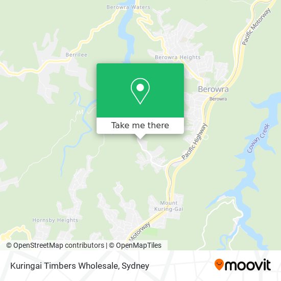 Kuringai Timbers Wholesale map