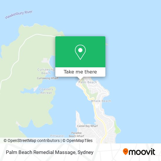 Mapa Palm Beach Remedial Massage