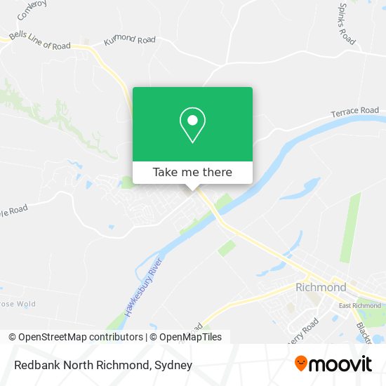 Redbank North Richmond map