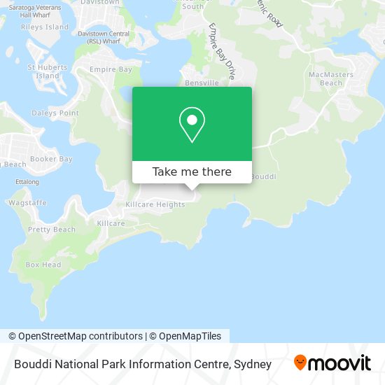 Mapa Bouddi National Park Information Centre