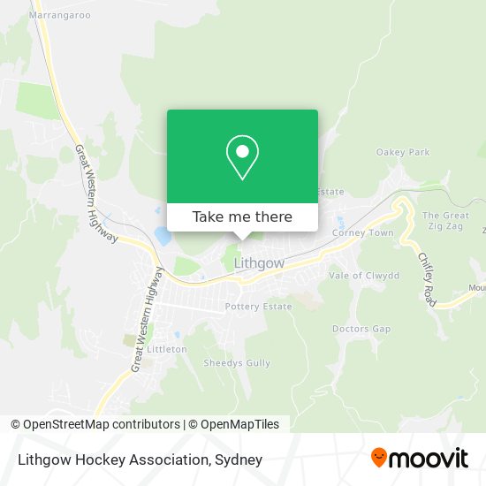Lithgow Hockey Association map
