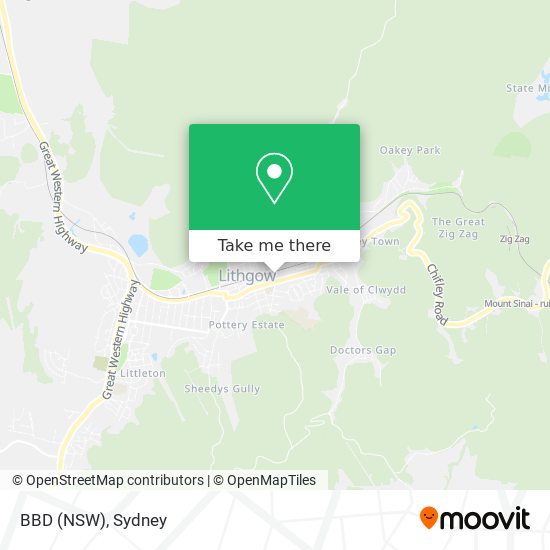 BBD (NSW) map