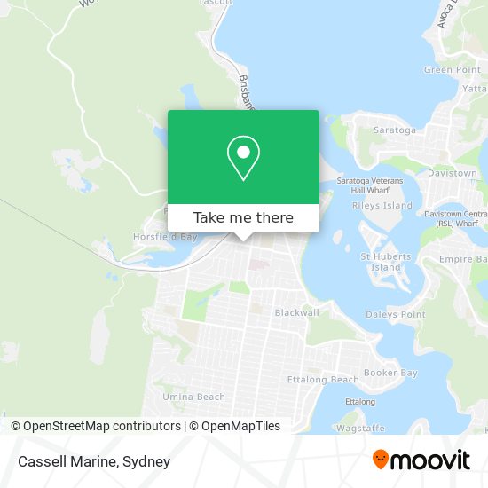 Cassell Marine map