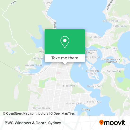 BWG Windows & Doors map
