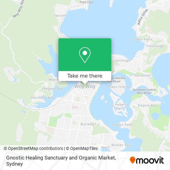 Gnostic Healing Sanctuary and Organic Market map