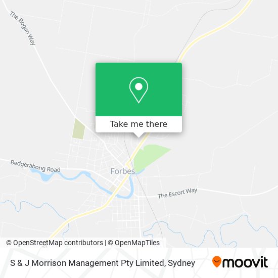 S & J Morrison Management Pty Limited map