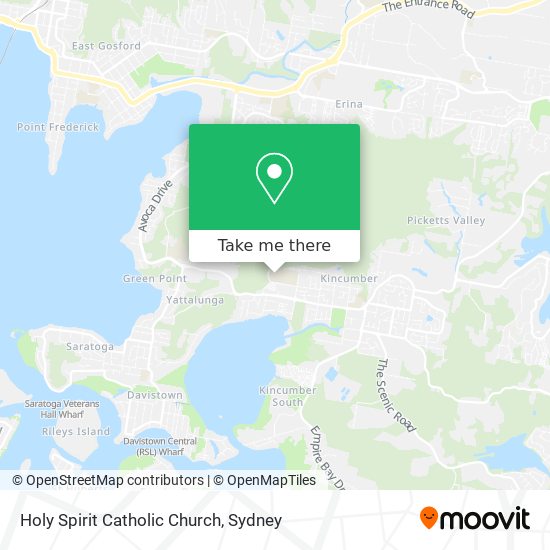 Mapa Holy Spirit Catholic Church