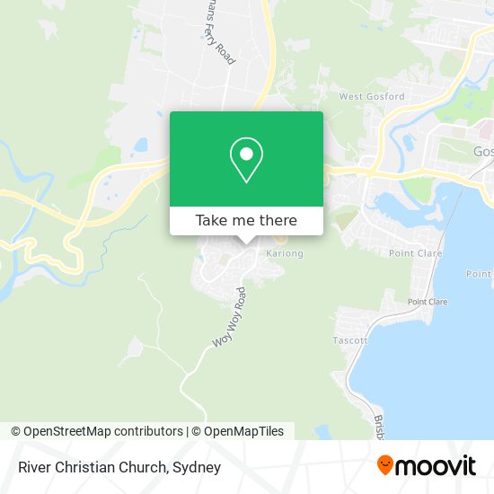 River Christian Church map
