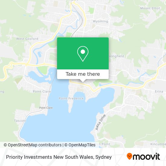 Priority Investments New South Wales map